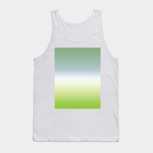 Fresh & Cool Gradient in Green & Blue Ombre Colors Tank Top